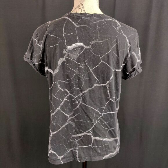 ♡ Allsaints ♡ Marble Cori Tee in Black and White - Picture 3 of 7
